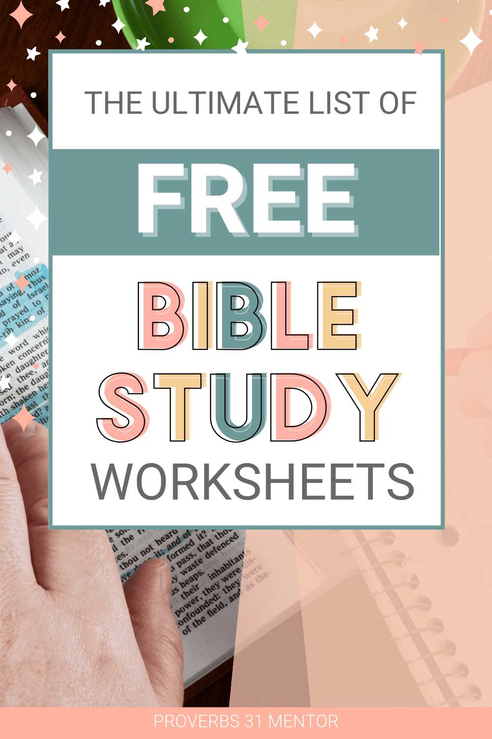 free bible study worksheets