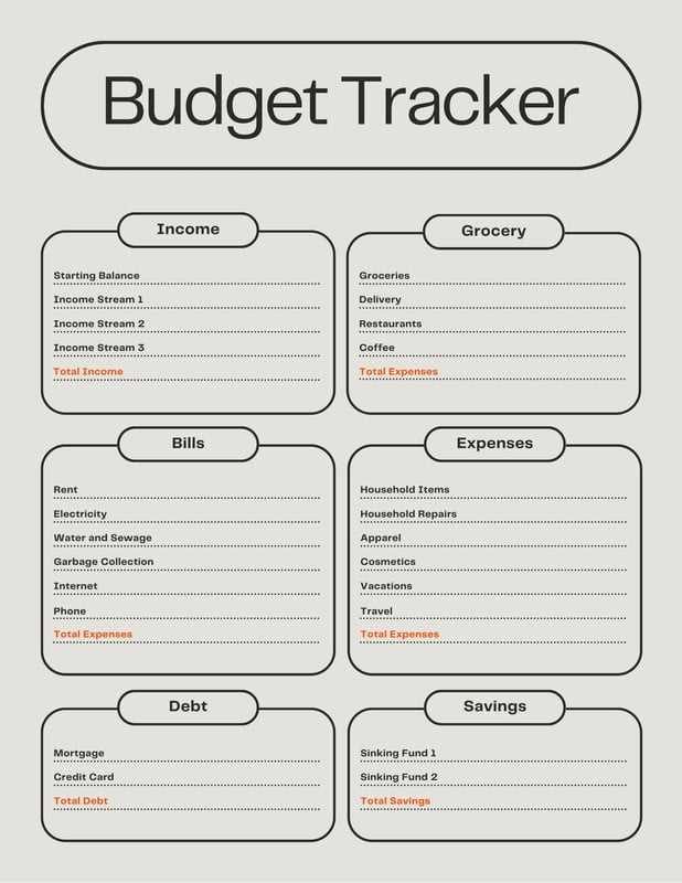 free budget worksheets