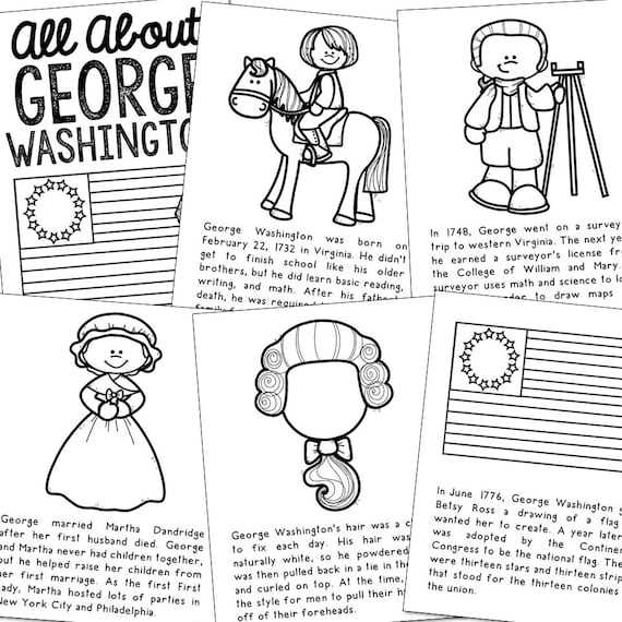 free george washington worksheets