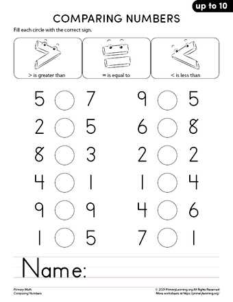 free math worksheet