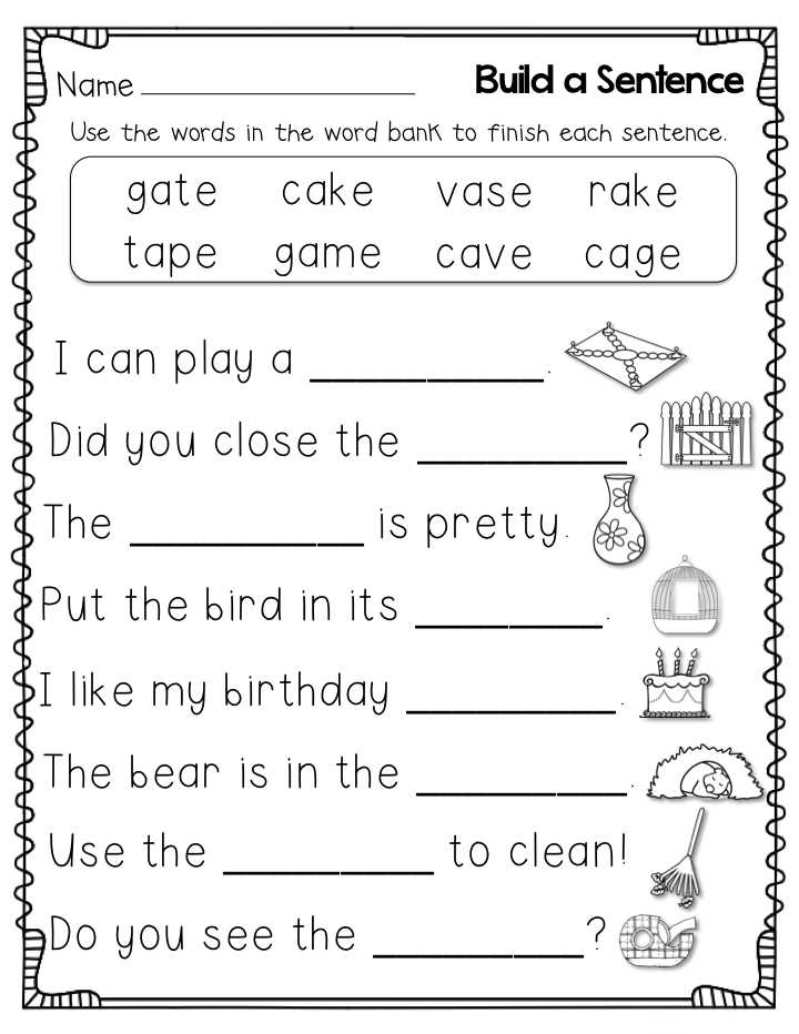 free online worksheets for first graders