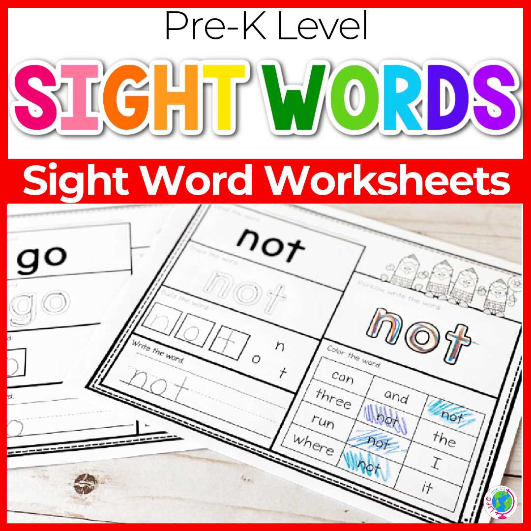 free pre k worksheets