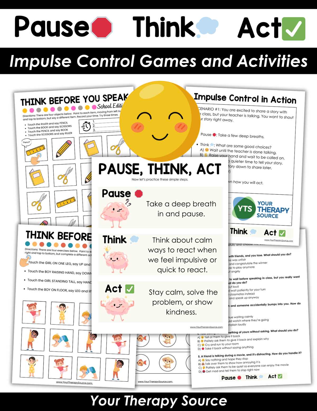 free printable impulse control worksheets printable free printable impulse control worksheets printable