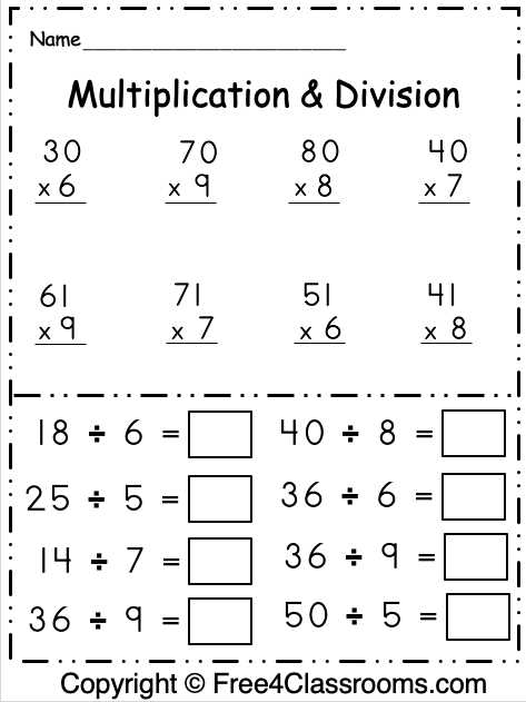 free printable math worksheets for 3rd grade