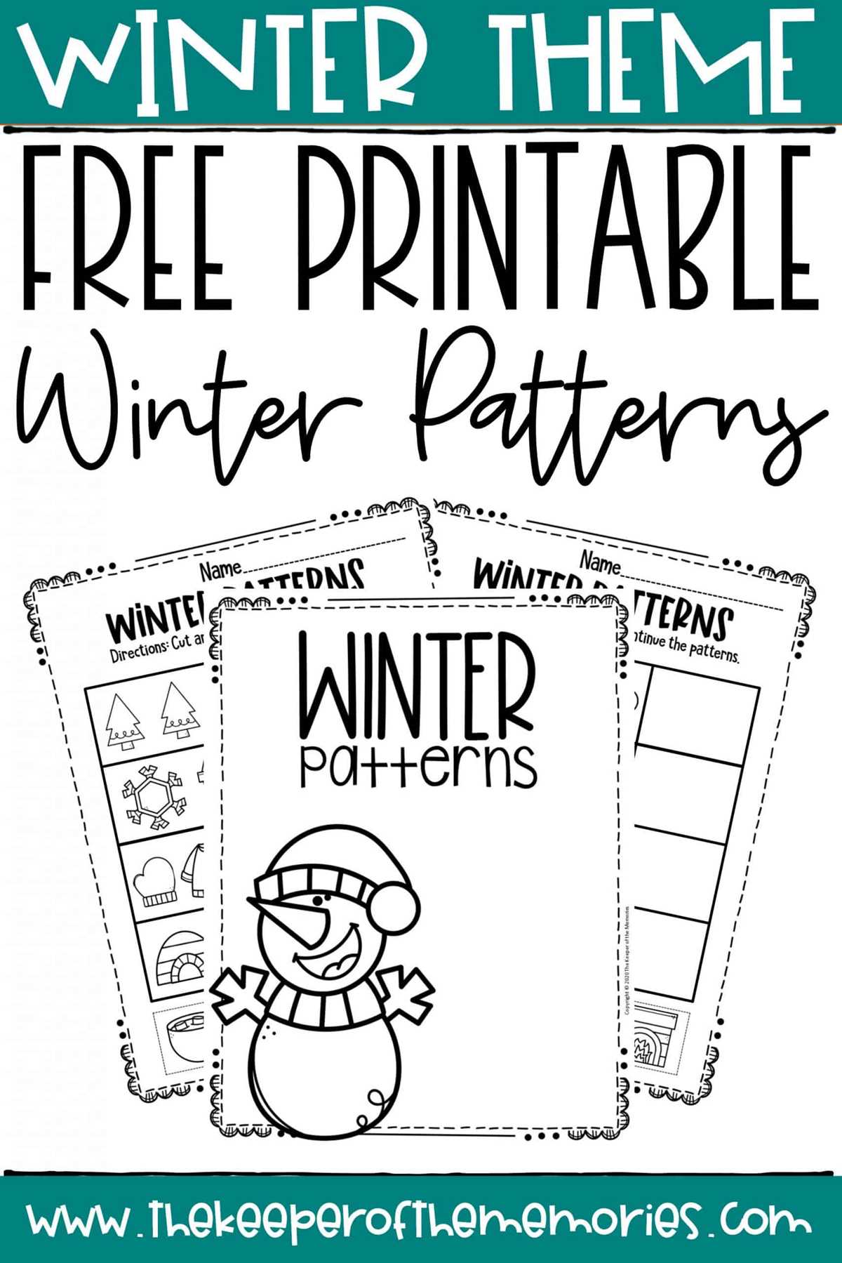 free printable pattern worksheets for kindergarten