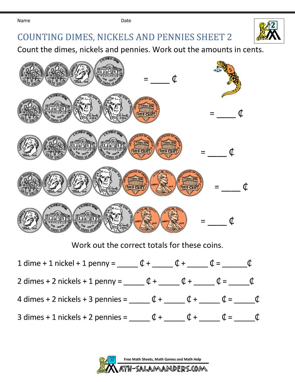 free printable second grade math worksheets