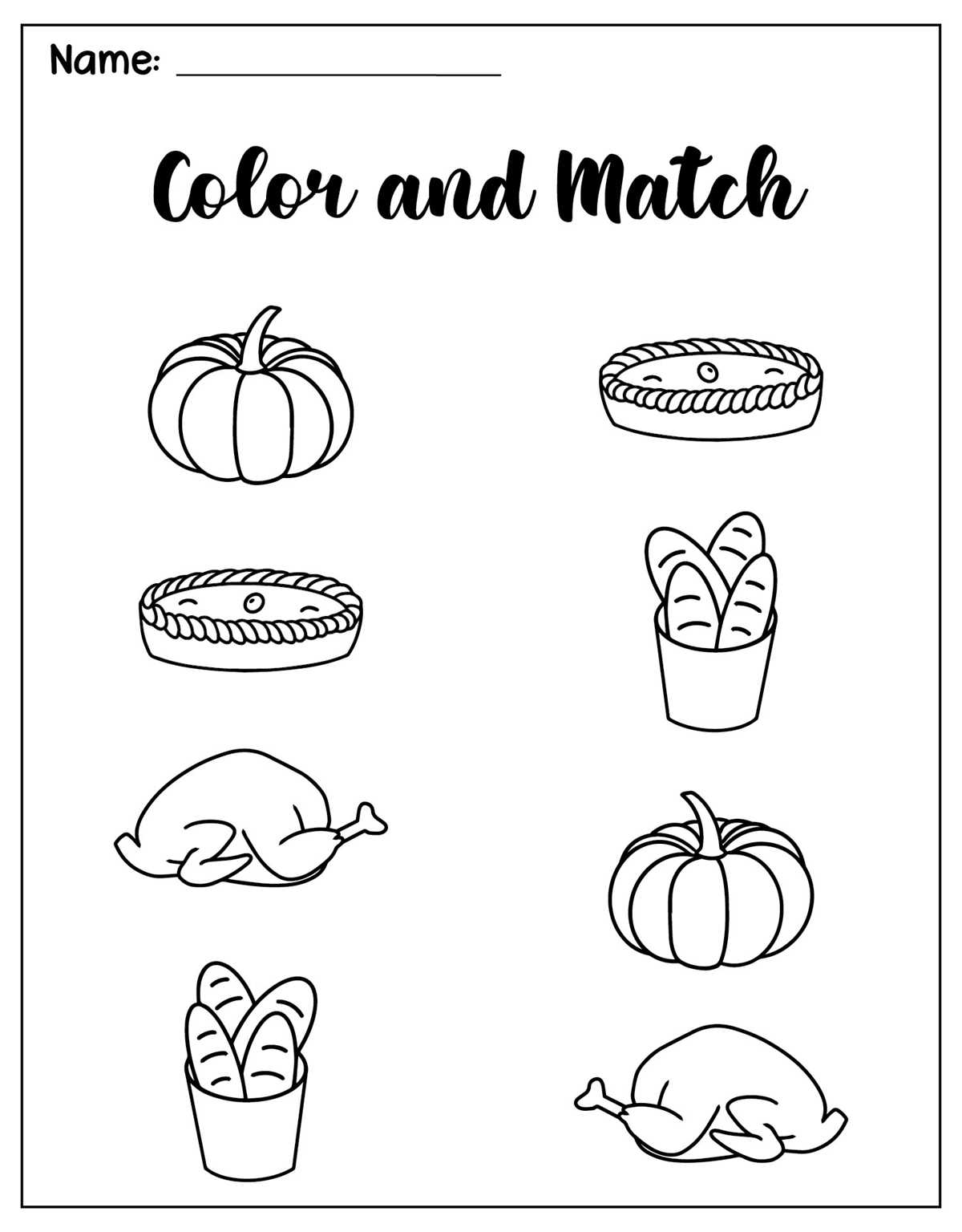 free printable thanksgiving worksheets for preschoolers