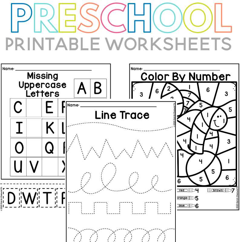 free printable tk worksheets