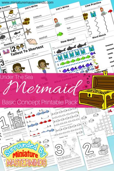 free printable under the sea worksheets