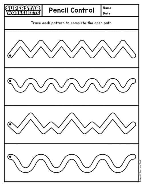 free printable writing worksheet for kindergarten