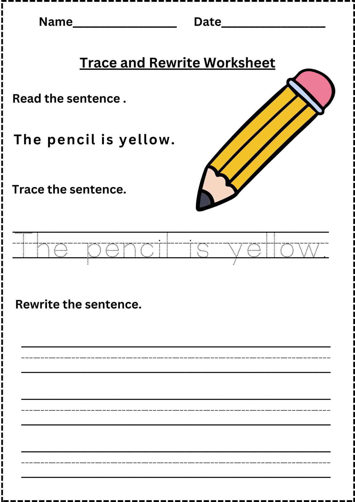 free printable writing worksheets