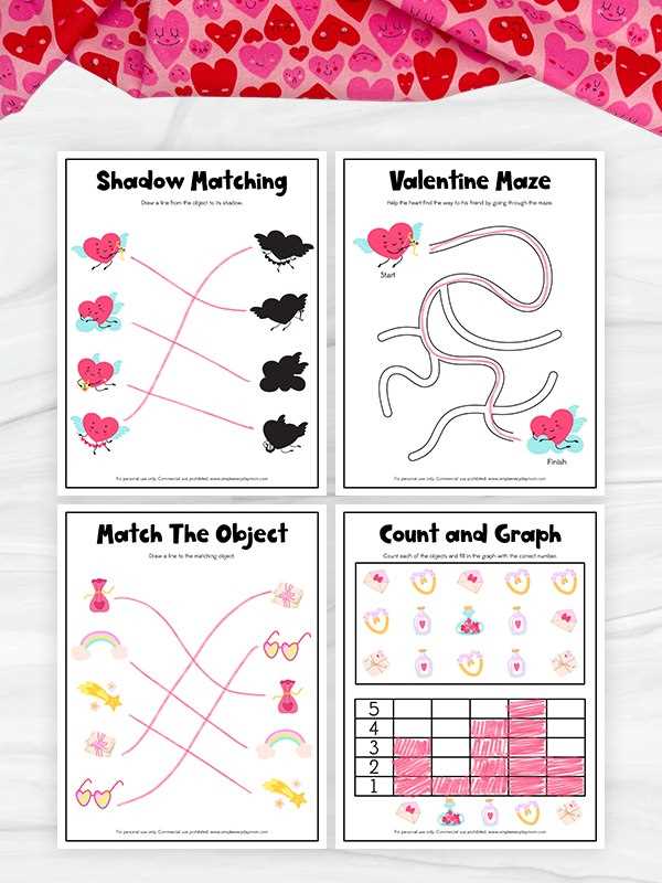 free valentines day worksheets