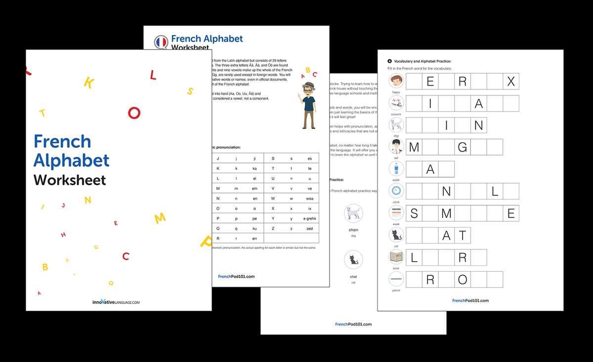 french language worksheets