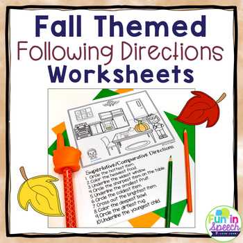fun following directions worksheets