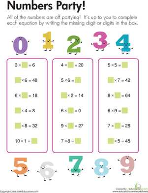 fun multiplication worksheets grade 3