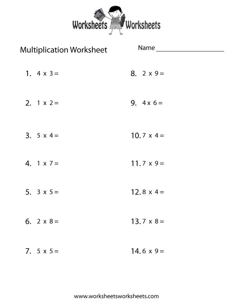 fun multiplication worksheets grade 3