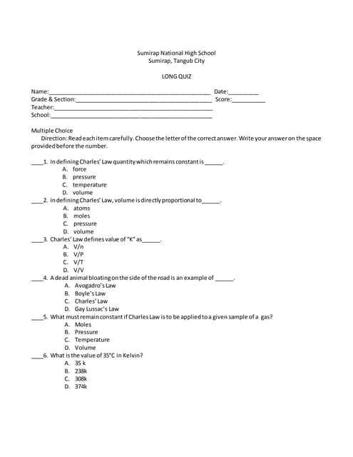 gay lussac worksheet gay lussac worksheet