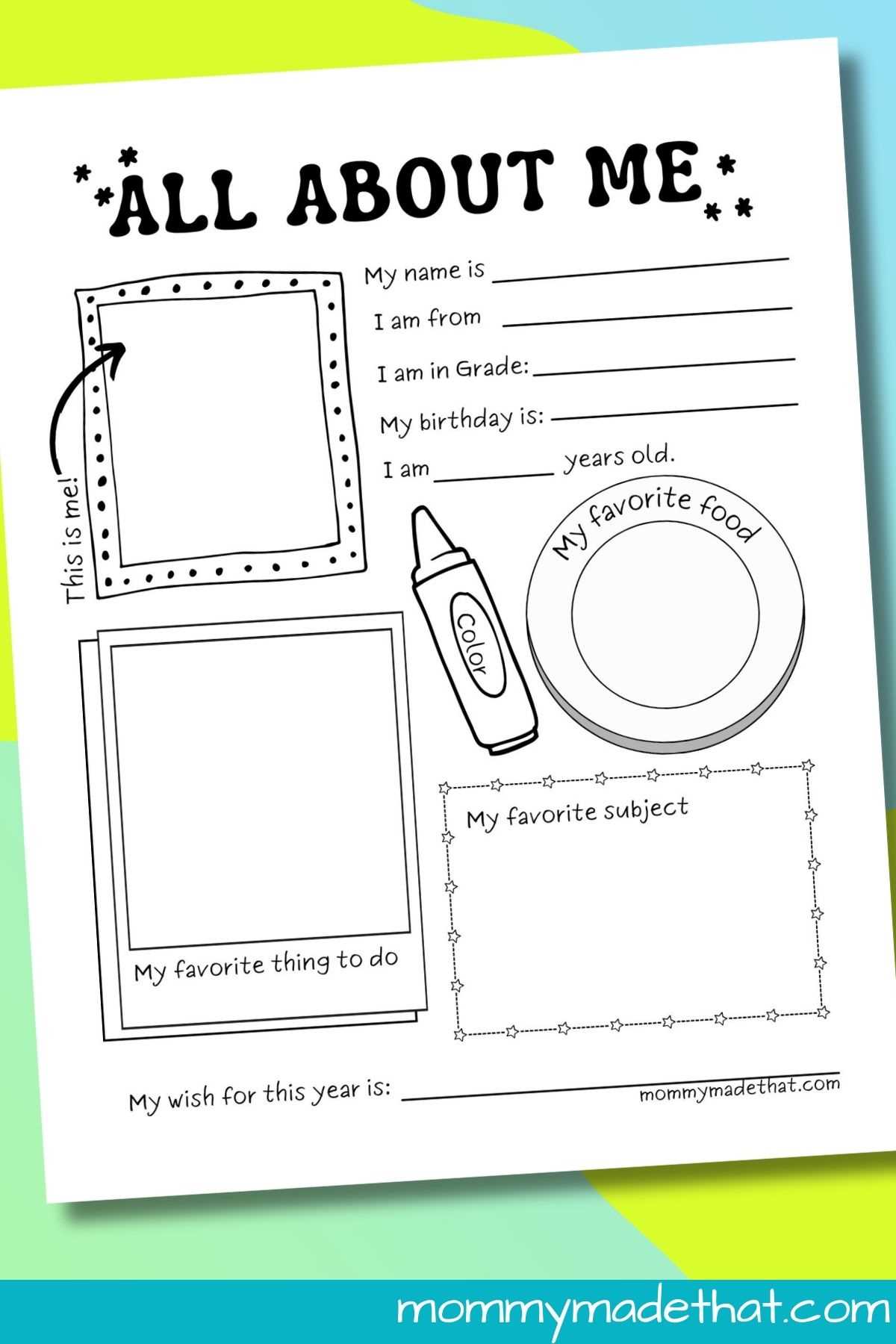 get to know me worksheets get to know me worksheets