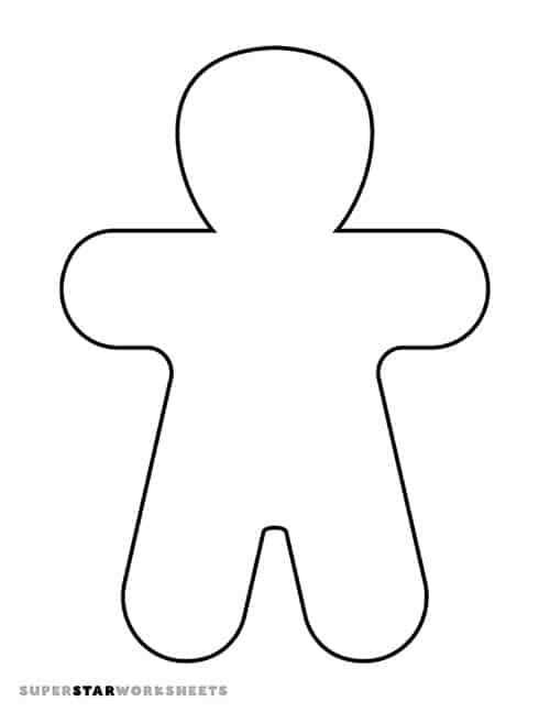 gingerbread man worksheets