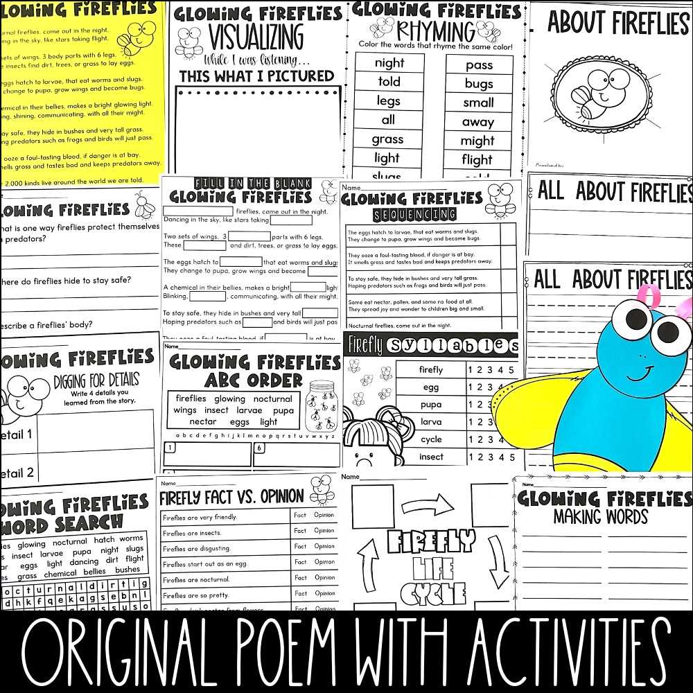glow day worksheets