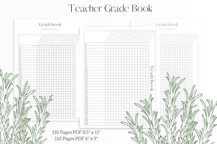 gradebook worksheet
