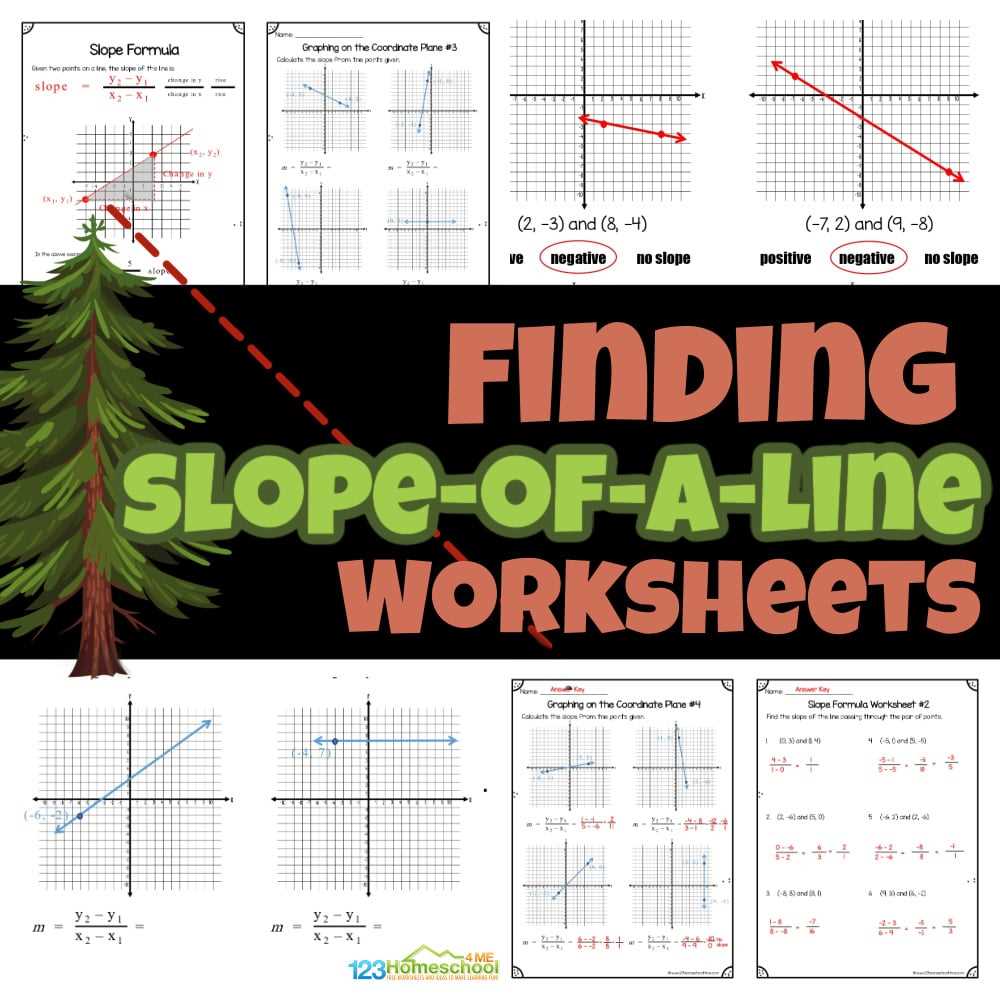 graphing a line in slope intercept form worksheet