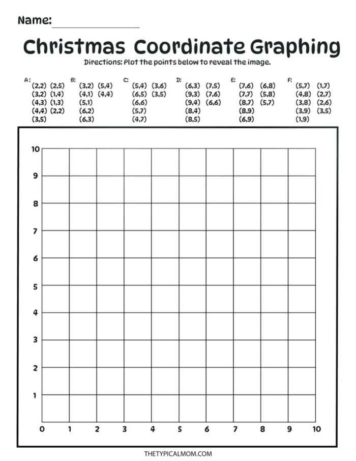 graphing worksheet