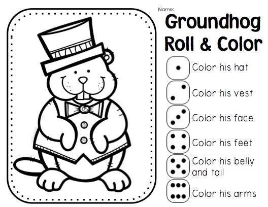groundhog worksheets