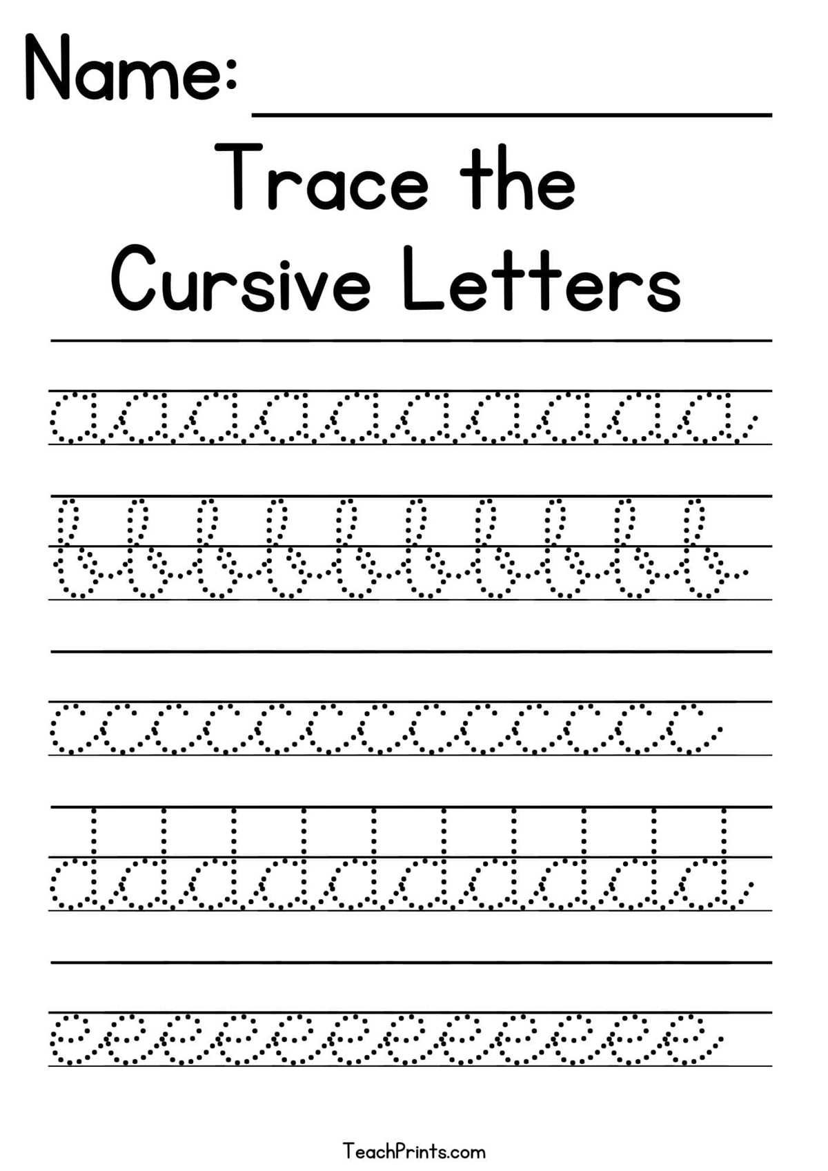 hand writting worksheets