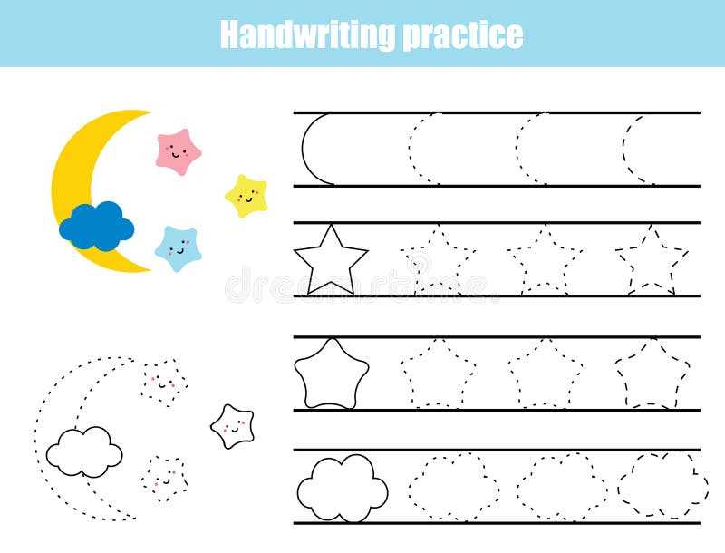 handwriting worksheets for kindergarten free printable