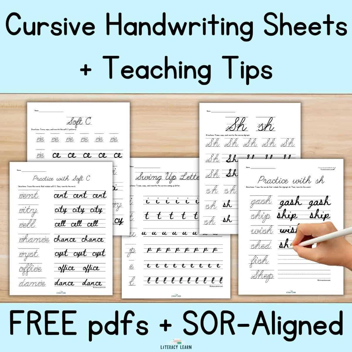 handwritting worksheets