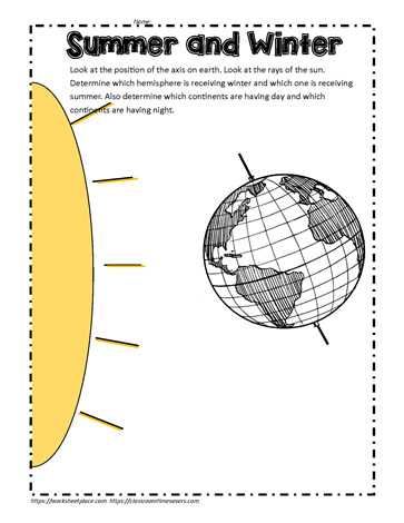 hemisphere worksheets