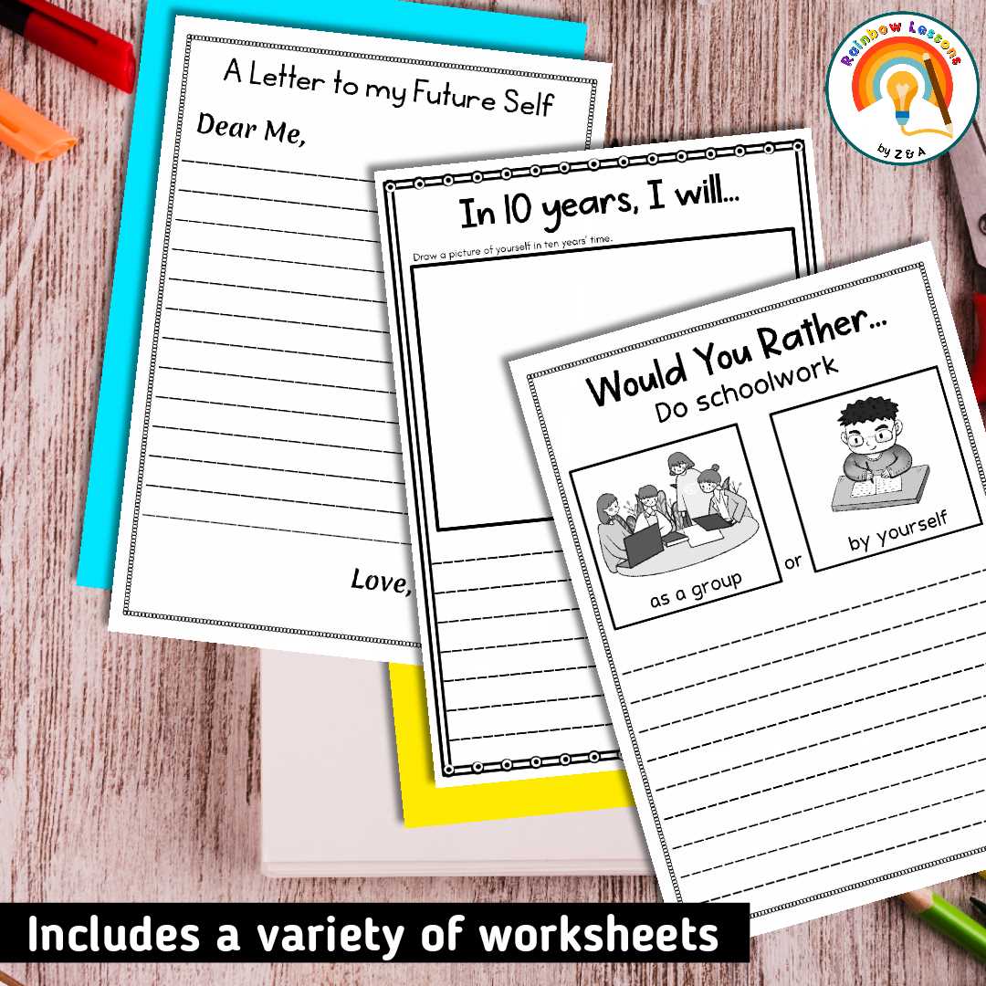 high school worksheets