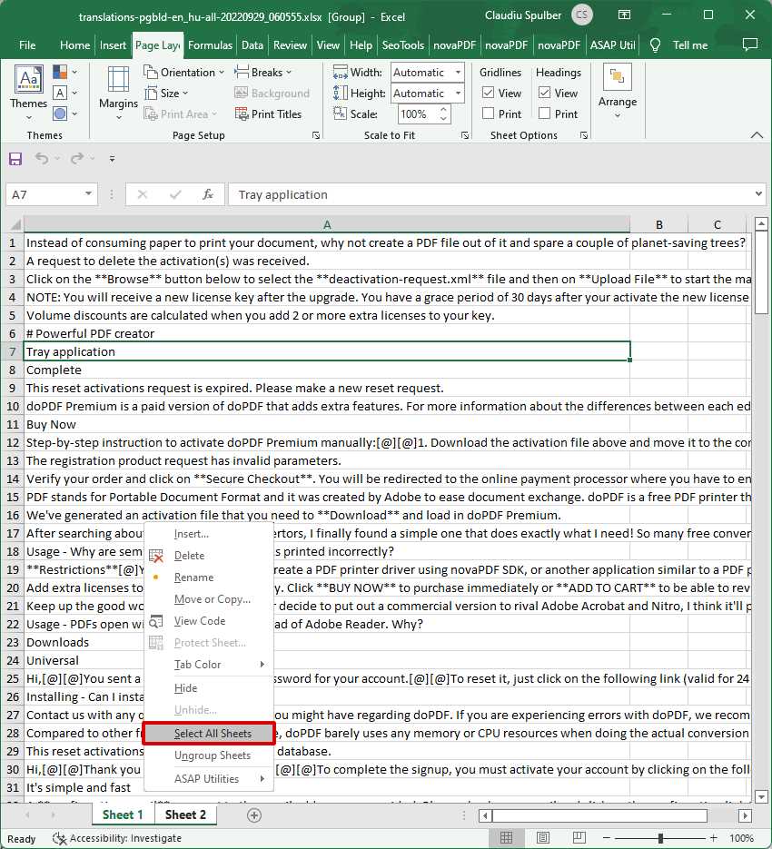 how to print excel worksheet