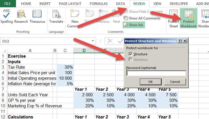 how to protect worksheets in excel