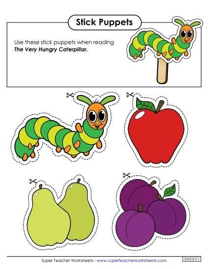 hungry caterpillar worksheets