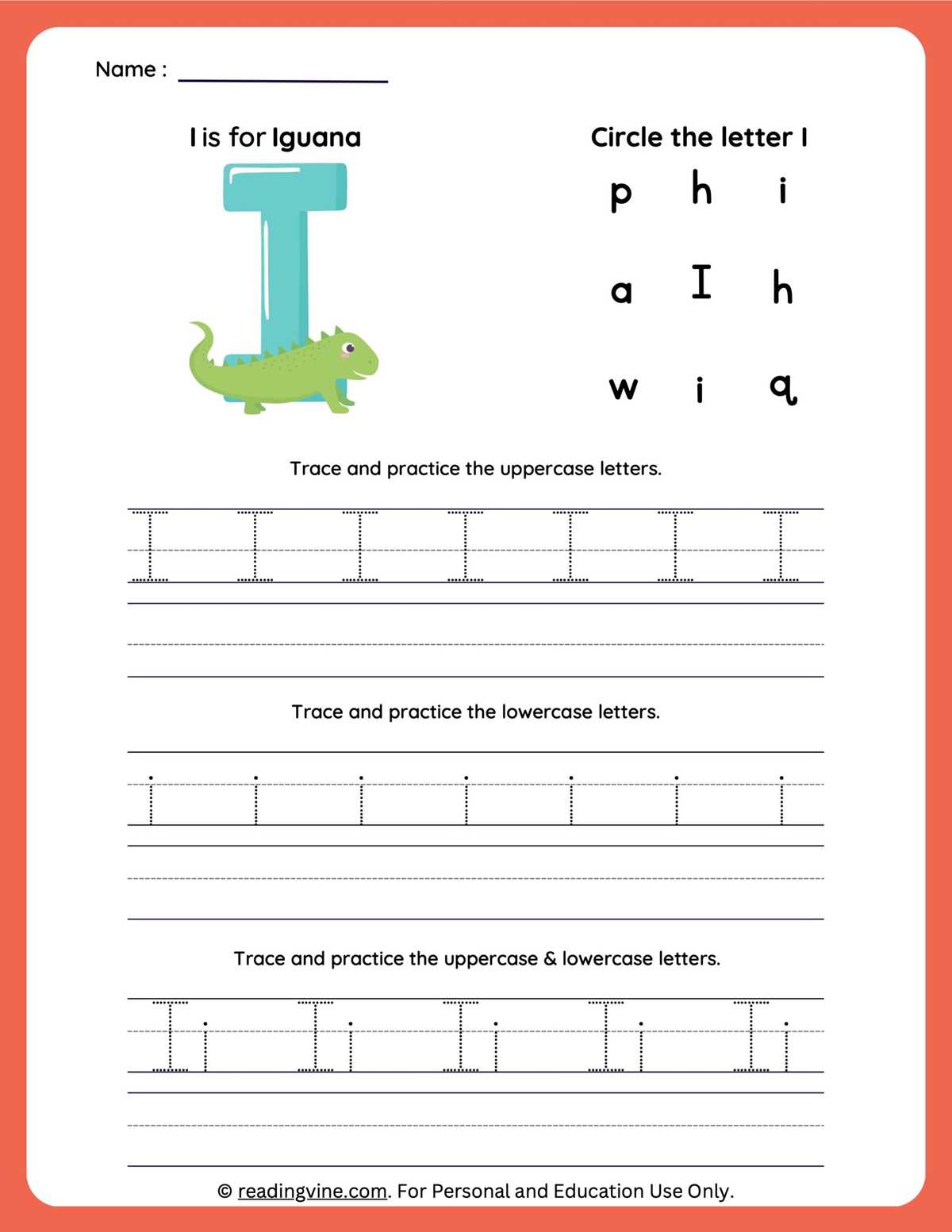 i worksheet