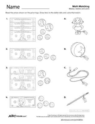 identifying coins worksheets free