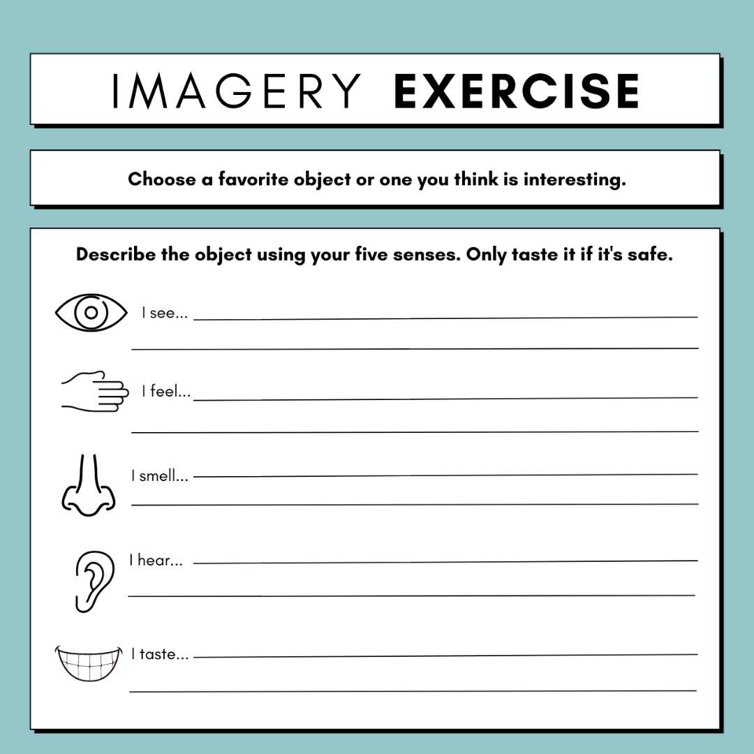 imagery rehearsal therapy worksheet
