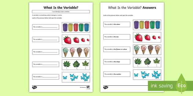 independent and dependent variable worksheet
