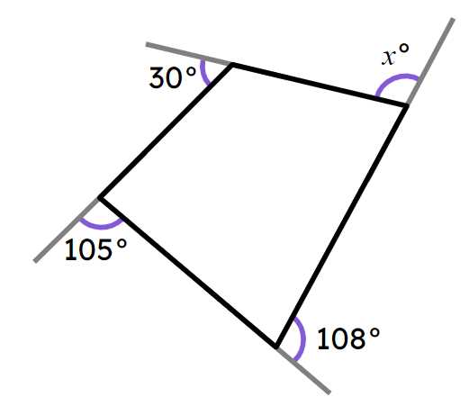 interior and exterior angles of polygons worksheet