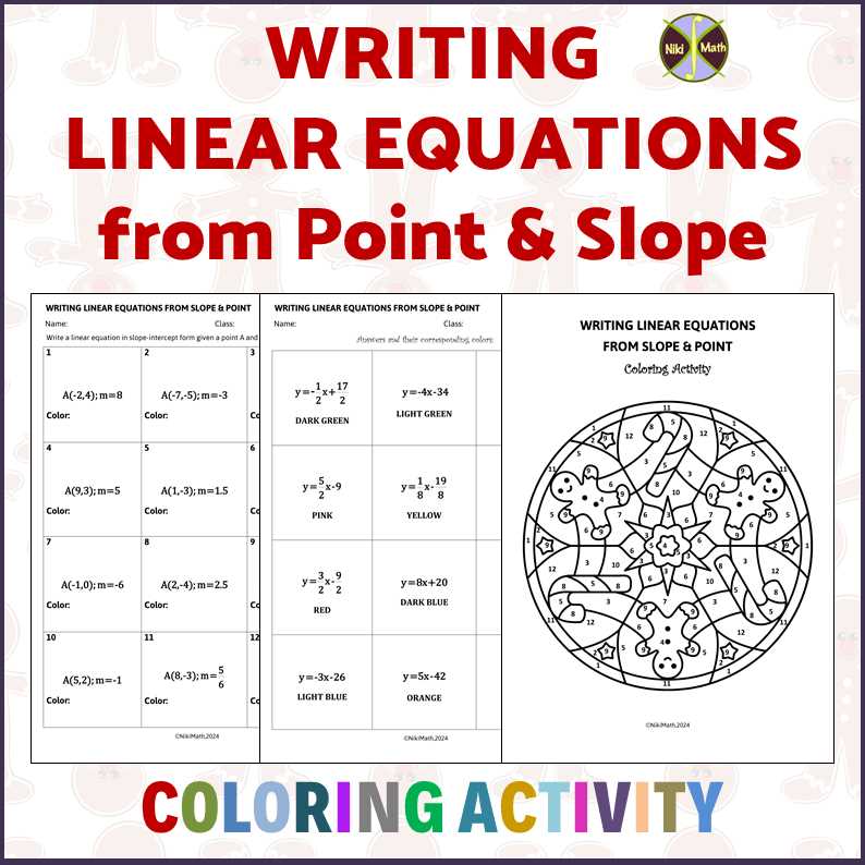 interpreting linear equations worksheet