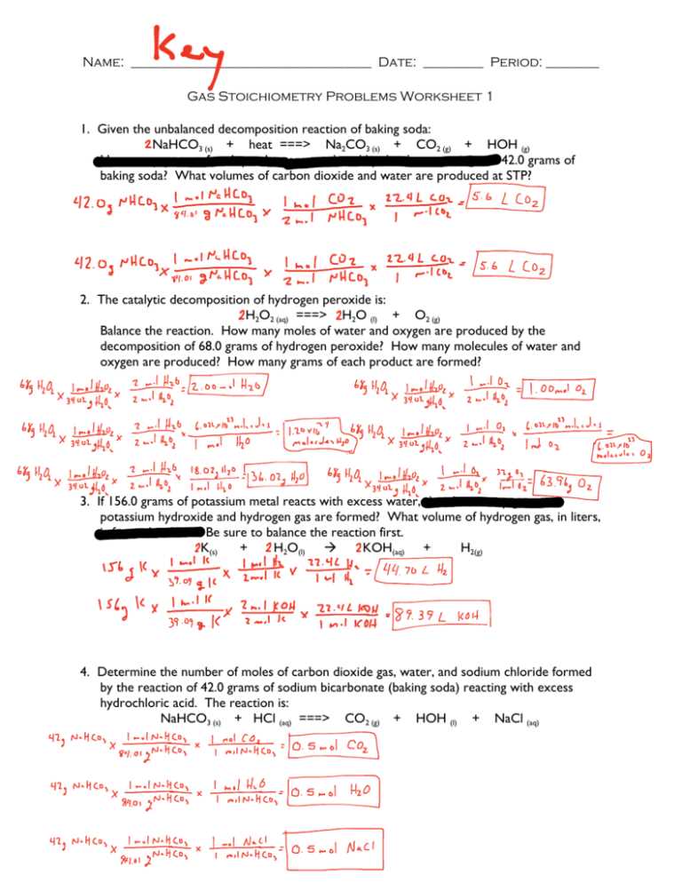 intro to stoichiometry worksheet intro to stoichiometry worksheet