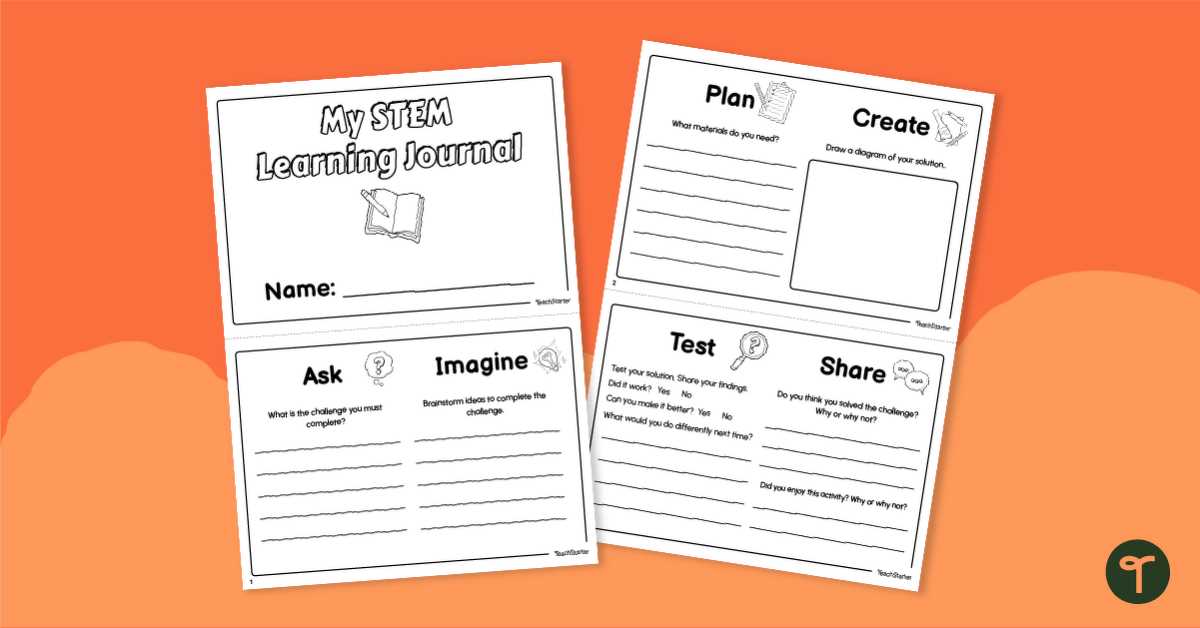 journal worksheets