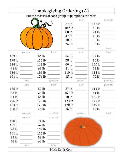 jr high math worksheets