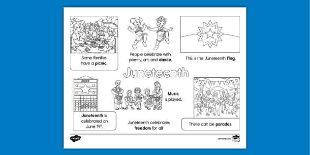 juneteenth worksheets