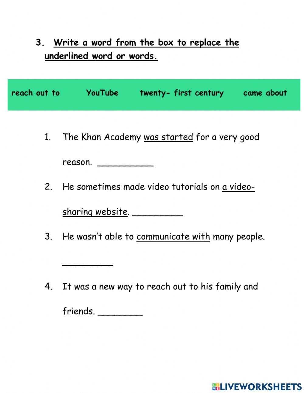 khan math worksheets