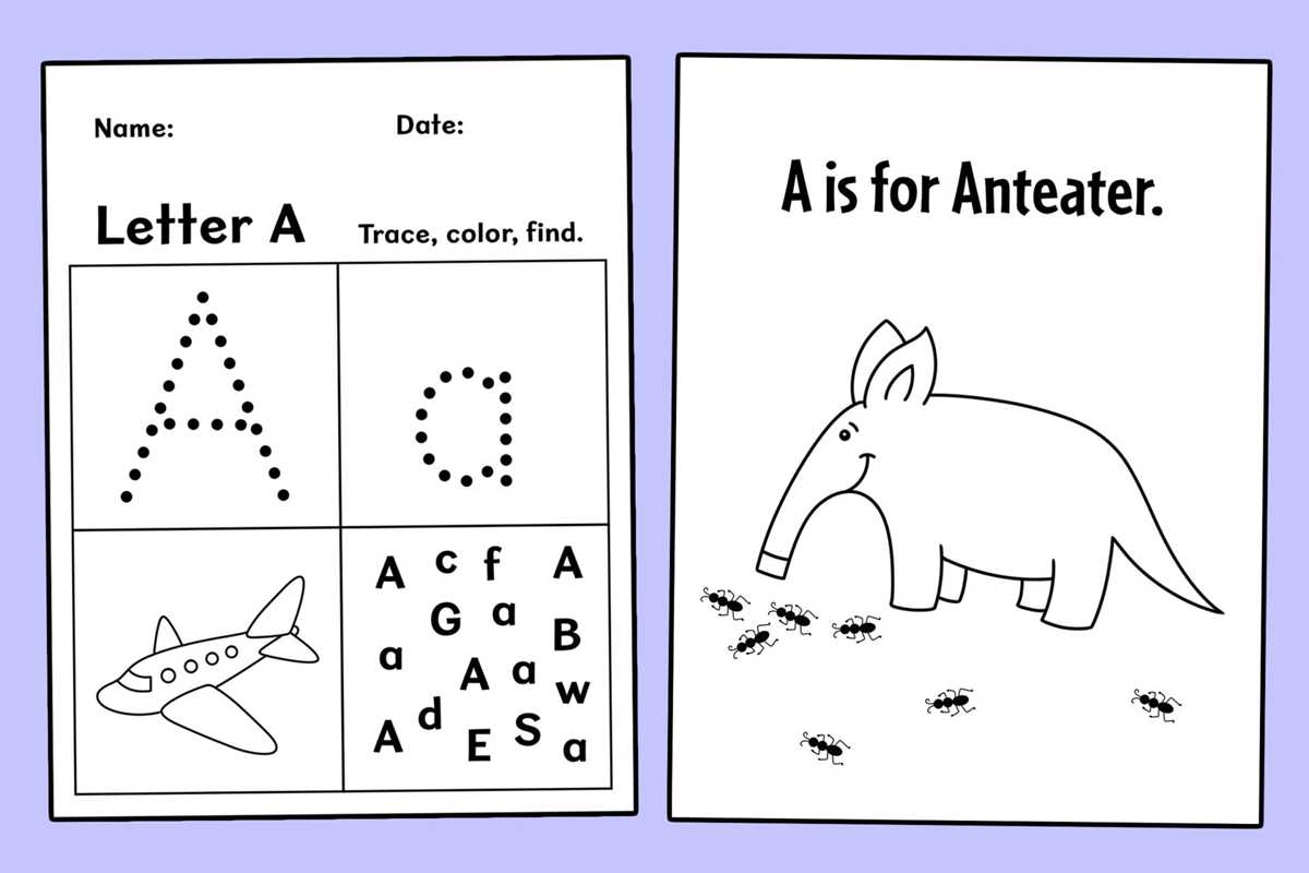 kindergarten alphabet worksheet