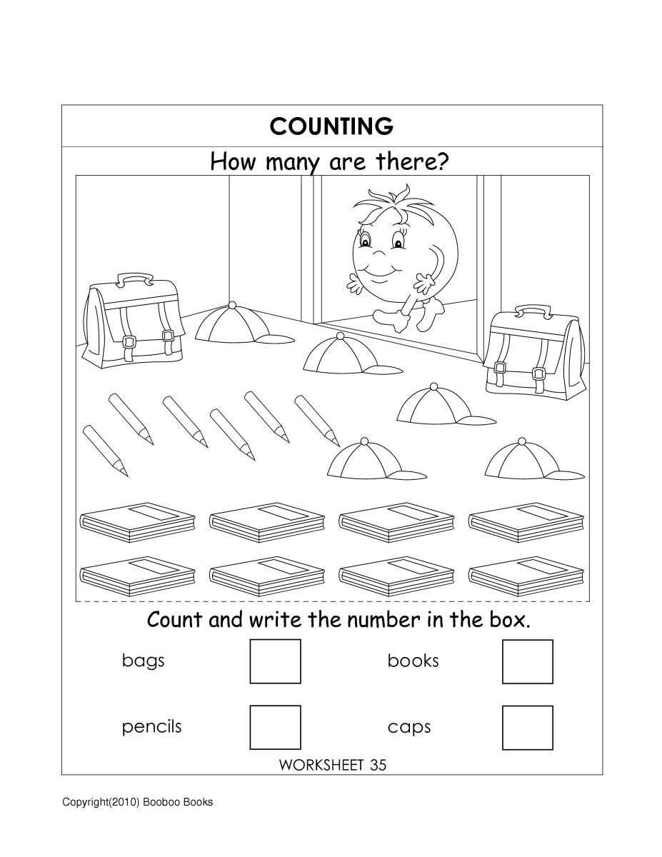 kindergarten art worksheets