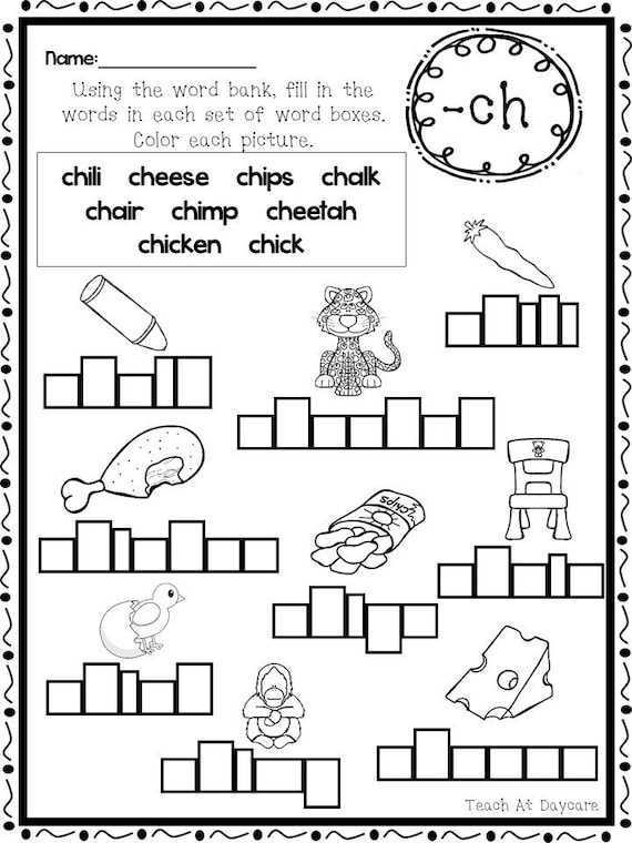 kindergarten language arts worksheets
